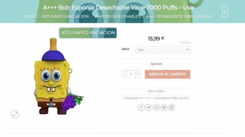 Alerta ante la venta online de vapeadores para niños