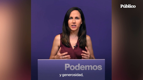 VÍDEO | Ione Belarra: "La estrategia de invisibilizar a Podemos no ha funcionado" en el 23J