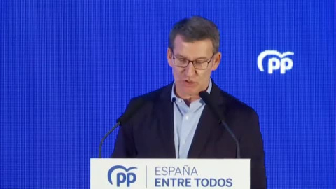 Núñez Feijóo: "El Gobierno sigue negociando para ver qué reforma presentan a la ley que ellos mismo hicieron y que es un disparate jurídico"