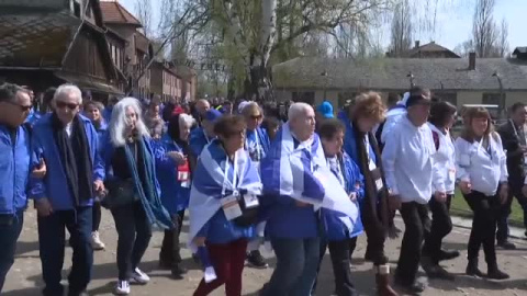 La Marcha de los Vivos en Auschwitz cumple 35 años