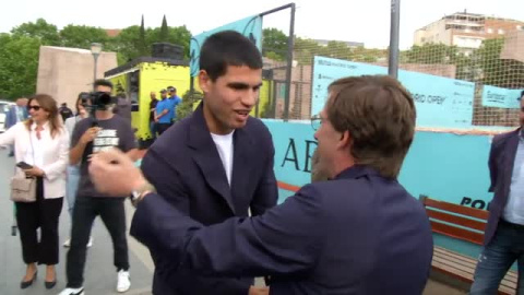 Alcaraz, gran protagonista en la presentación del Mutua Madrid Open  