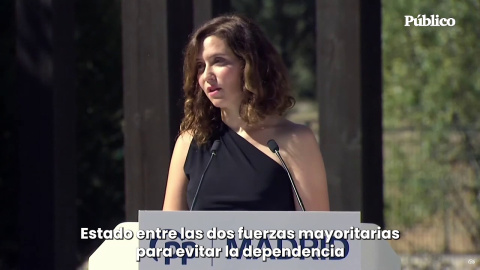 Vídeo | Ayuso pide a Feijóo que no recurra al PSOE: "Sus principios se esfumaron"