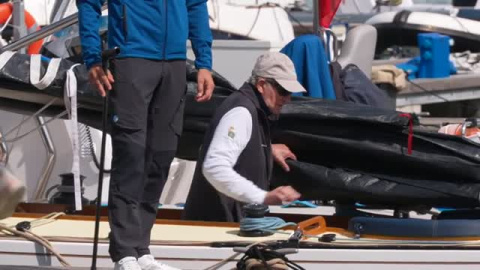 Juan Carlos I se encuentra en Reino Unido para participar en el mundial de vela con el 'Bribón'