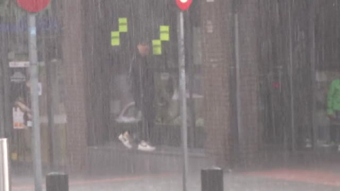 Aviso naranja en el País Vasco, Navarra y Aragón por fuertes lluvias, granizo y viento