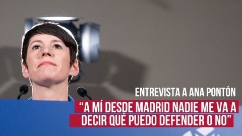 Ana Pontón: "A mí desde Madrid nadie me va a decir qué puedo defender o no"