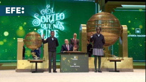 El número 93.361, primero de los cuartos premios del sorteo de Navidad