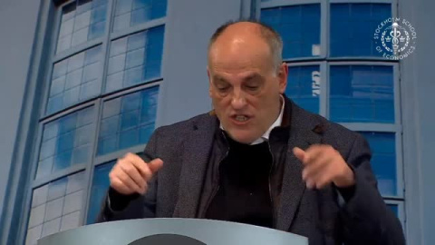 Tebas: "La UEFA es la única que puede dar solución a que no se destruya el fútbol europeo" 