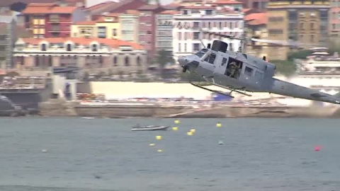 Más de 200.000 personan llenan Gijón durante la Fiesta del Cielo