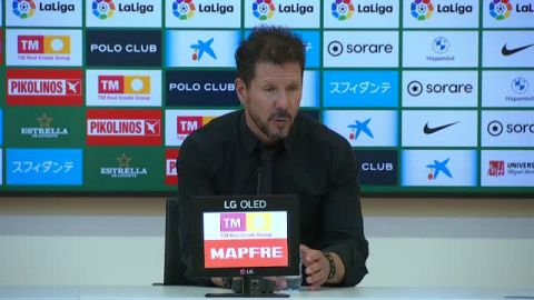 Simeone, tras caer contra el Elche: "Clasificar para la Champions no va a ser fácil"