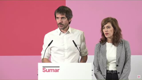 Sumar insta al PSOE a incluir en el acuerdo de gobierno el reconocimiento del Estado palestino