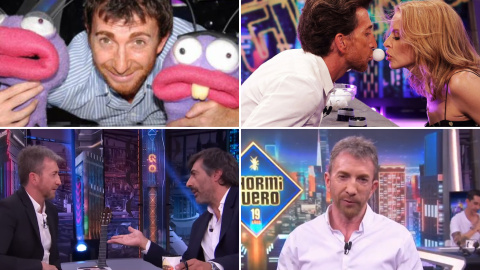 Pablo Motos en 'El Hormiguero' a lo largo de los años.