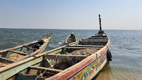 Barcos pesqueros Senegal