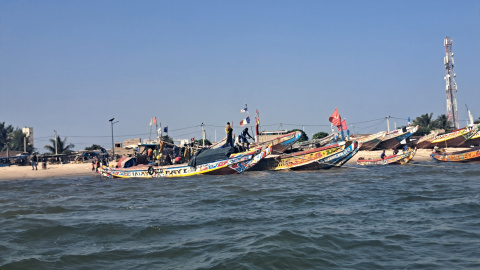 Barcos pesqueros Senegal