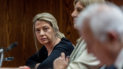 La asesora de Moncloa, María Cristina Álvarez Rodríguez, durante su comparecencia en el Senado, a 29 de noviembre de 2024, en Madrid.