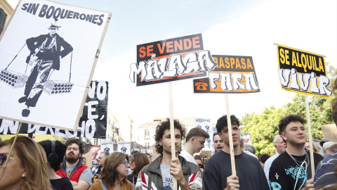 Manifestación en Málaga vivienda