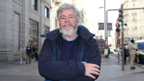 Juantxo López de Uralde en la calle Gran Vía de Madrid, a 5 de diciembre de 2024.