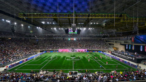 El Palau Sant Jordi de Barcelona fue el testigo de la Final Four de la Kingdom Cup. (Fuente: Kings League)