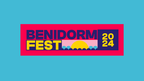 Logotipo oficial de la edición para 2024 del Benidorm Fest. Imagen: RTVE.