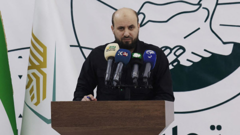 Mohammed Bashir, jefe del "Gobierno de Salvación" del grupo rebelde islamista Hayat Tahrir al-Sham (HTS), a 28 de noviembre de 2024.