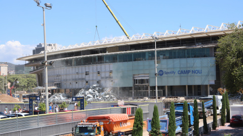 Obres de remodelació del camp del FC Barcelona, Spotify Camp Nou