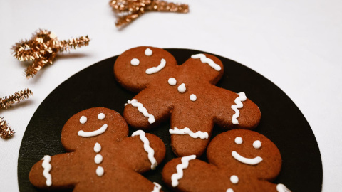 Galletas de hombre de jengibre.