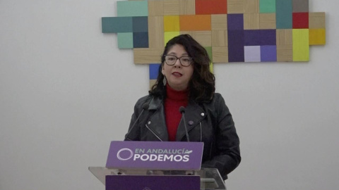 Raquel Martínez, coordinadora de Podemos en Andalucía.