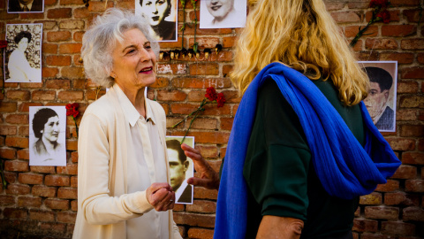 Marisa Paredes durante el rodaje del documental 'Las cartas perdidas', una foto de archivo.