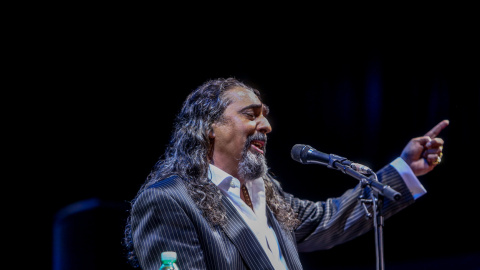 El cantaor flamenco Diego ‘El Cigala’, durante un concierto