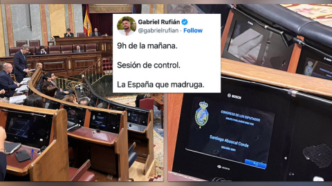 Tuit de Gabriel Rufián sobre Santiago Abascal.