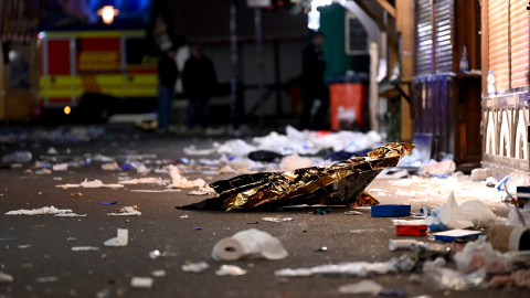 Mercadillo navideño de Magdeburgo, donde un hombre ha llevado a cabo un atropello múltiple.