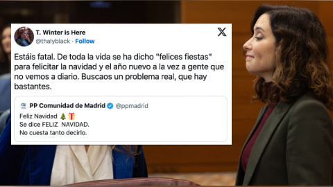 Isabel Díaz Ayuso en una imagen del viernes pasado.