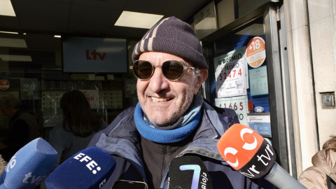 El actor riojano del anuncio de este año de la Lotería de Navidad, Amadeo Marín.