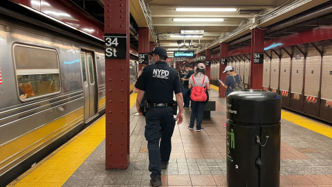 Imagen de archivo del metro de Nueva York.