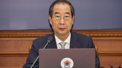 Han Duck-soo, primer ministro de Corea del Sur y presidente interino, en una imagen de archivo.