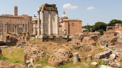 Templo de Vesta, en Roma.