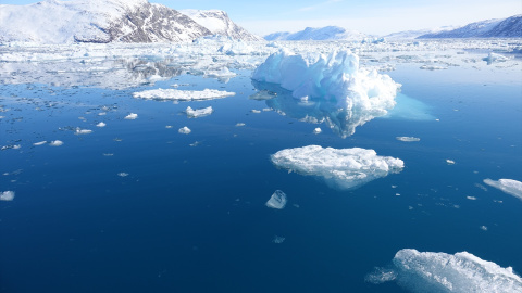 Hielo en el fiordo de Nuuk, en Groenlandia.