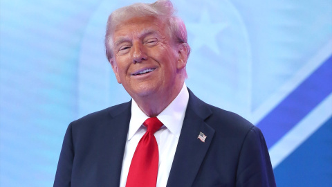 (Foto de ARCHIVO)16 October 2024, US, Doral: US former president and Republican presidential candidate, Donald Trump, speaks during the Univision Town Hall 2024 at the Univision Studios in Florida. Photo: Guille Briceno/imageSPACE via ZUMA Press Wire/dpaGuille Briceno/imageSPACE via ZU / DPA16/10/2024 ONLY FOR USE IN SPAIN