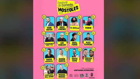 Cartel del Festival de Comedia de Móstoles