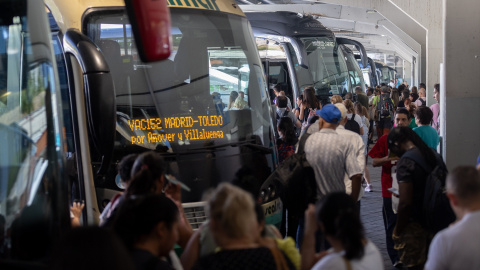 Imagen de archivo de la estación de autobuses de Méndez Álvaro, en Madrid, a 12 de julio de 2024.