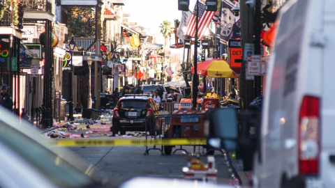 Al menos diez muertos tras el atropello en 'Bourbon Street'.