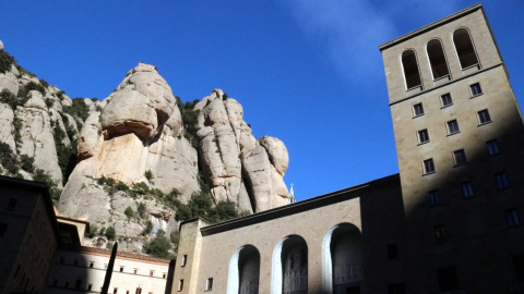 Imatge d'arxiu del monestir de Montserrat.