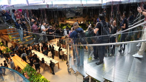 Una tienda de Apple en la Quinta Avenida de Nueva York.