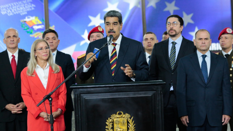 Nicolás Maduro, tras las elecciones en Venezuela del pasado año.