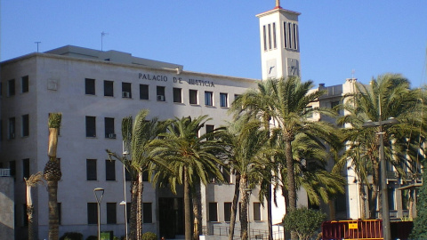 Imagen de la Audiencia Provincial de Almería.