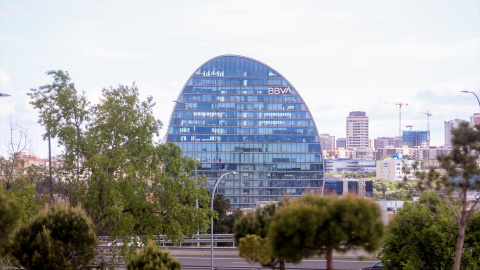 Sede central del BBVA en Madrid (España), en una imagen de archivo.