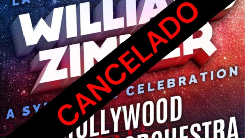 Concierto cancelado de la Hollywood Symphony Orchestra.