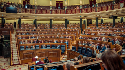 Vista general de una sesión plenaria extraordinaria, en el Congreso de los Diputados, a 22 de enero de 2025, en Madrid.