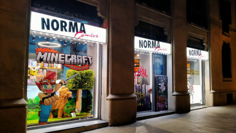 Norma Comics, un dels establiments més veterans de l'anomenat 'Triangle friqui' de Barcelona.