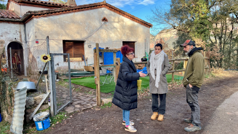 Alguns dels veïns de Sant Romà de Sau