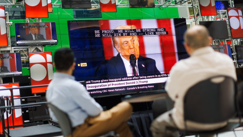 Investidura de Trump vista desde Canadá.